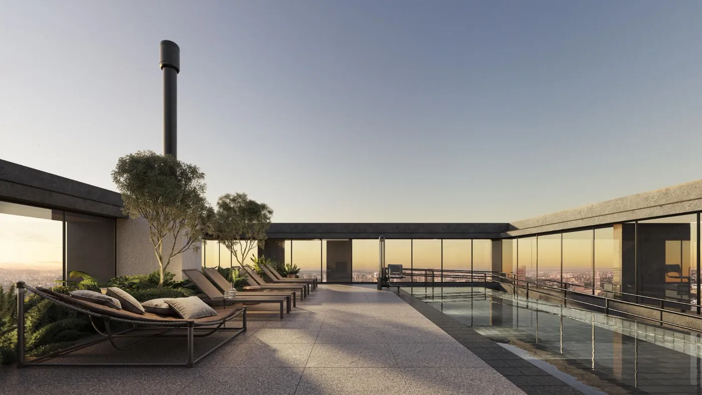Apartamento compacto de alto padrão com vista para o lago no Parque Una — foto 1