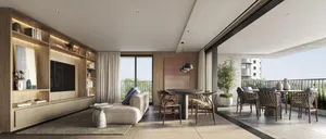 Apartamento compacto de alto padrão com vista para o lago no Parque Una — miniatura 11