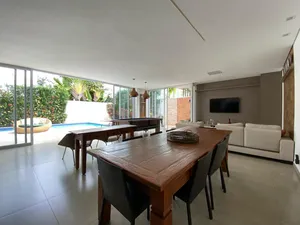 Sobrado de 4 suítes com piscina aquecida e espaço gourmet completo em condomínio tradicional — miniatura 19