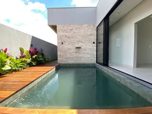 Casa automatizada de 3 suítes com piscina aquecida em condomínio fechado — miniatura 25