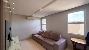 Casa de 4 suítes com home cine e piscina aquecida em condomínio fechado — miniatura 3