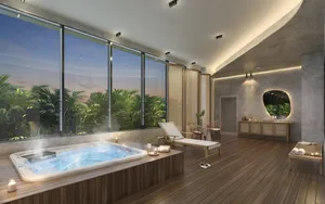 Apartamento de 3 suítes com vista para o lago no Parque Una — miniatura 5
