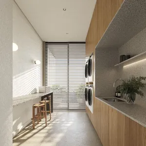 Apartamento compacto de alto padrão com vista para o lago no Parque Una — miniatura 8